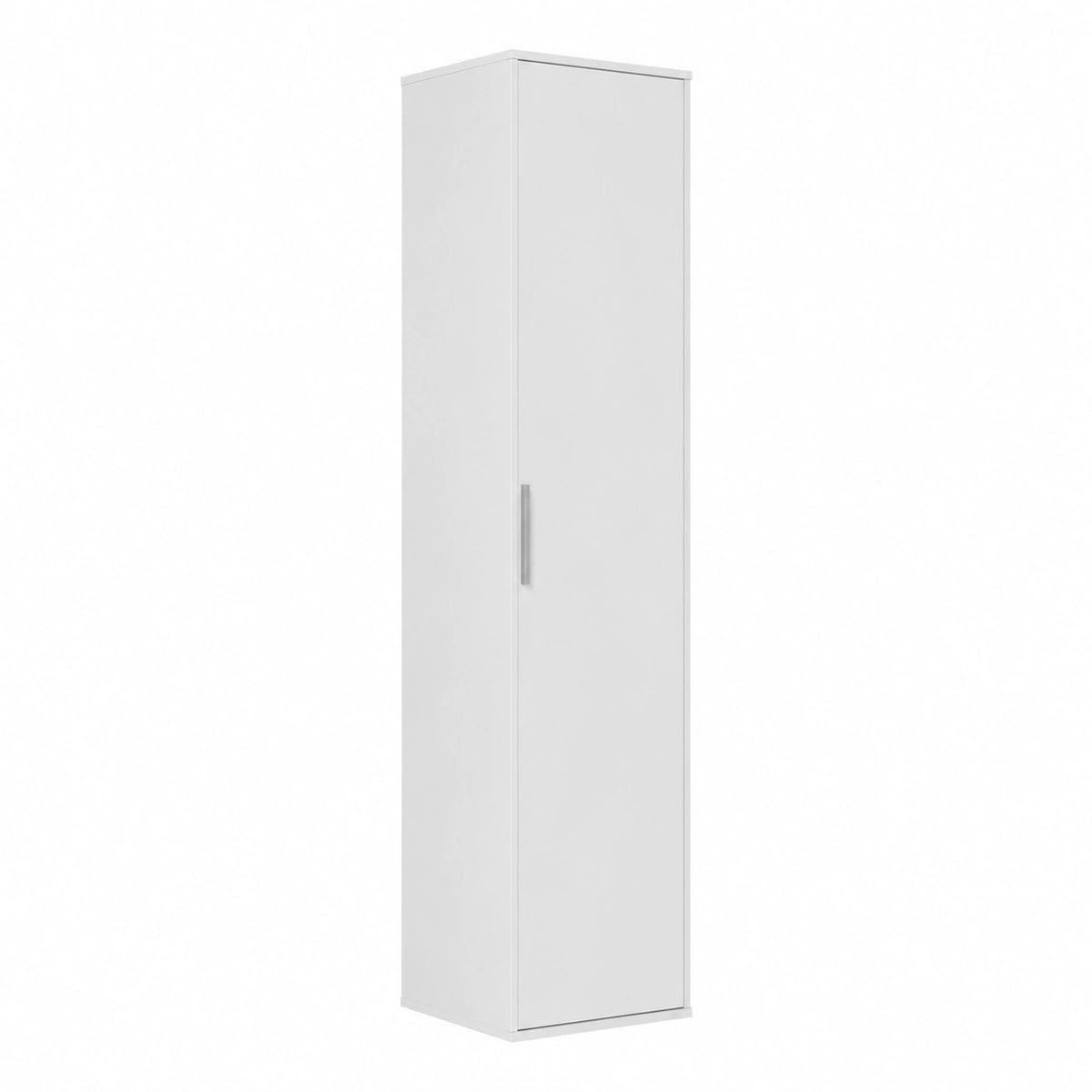 Porte-manteau, avec rangement, avec étagères, avec portes, coloris blanc, pour l’entrée ou le couloir