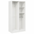 Armoire, avec rangement, coloris blanc, 100 x 50 x 200 cm, pour la chambre