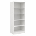 Armoire, avec rangement, 80 x 50 x 200 cm, coloris blanc, pour la chambre