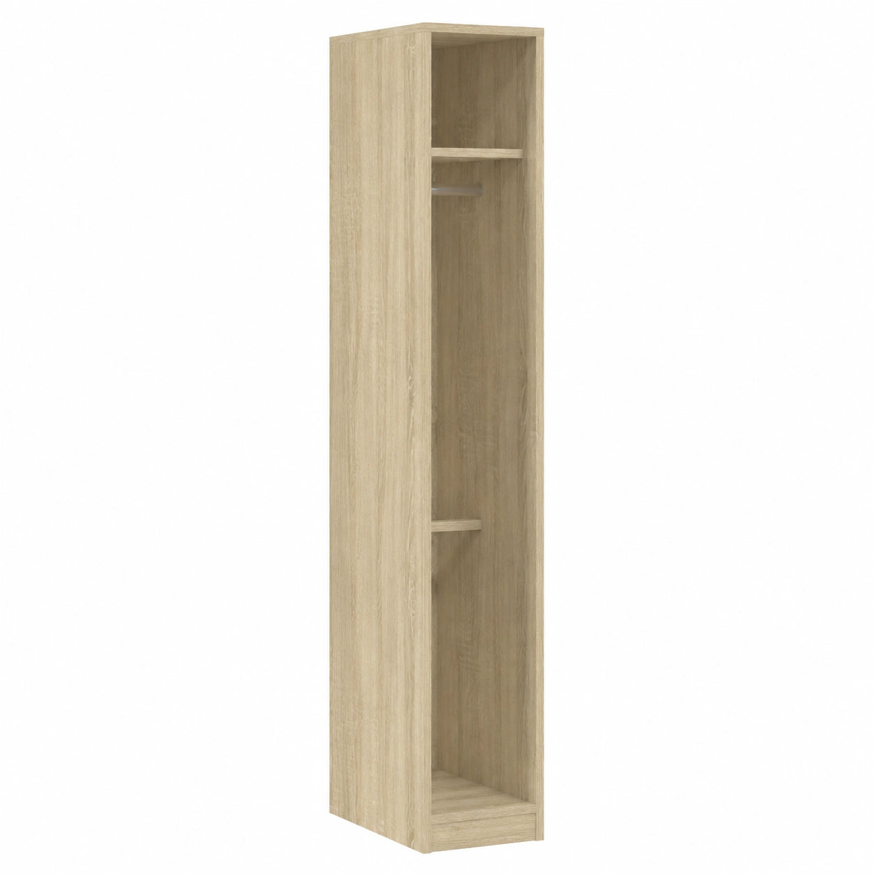 Armoire, avec rangement, en chêne, 30 x 50 x 200 cm, pour la chambre
