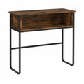 Armoire, avec rangement, en chêne et acier, 81 x 40 x 131 cm, pour la chambre