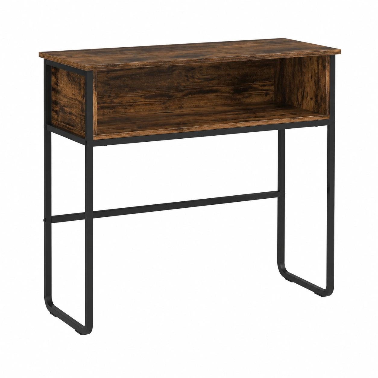 Armoire, avec rangement, en chêne et acier, 81 x 40 x 131 cm, pour la chambre