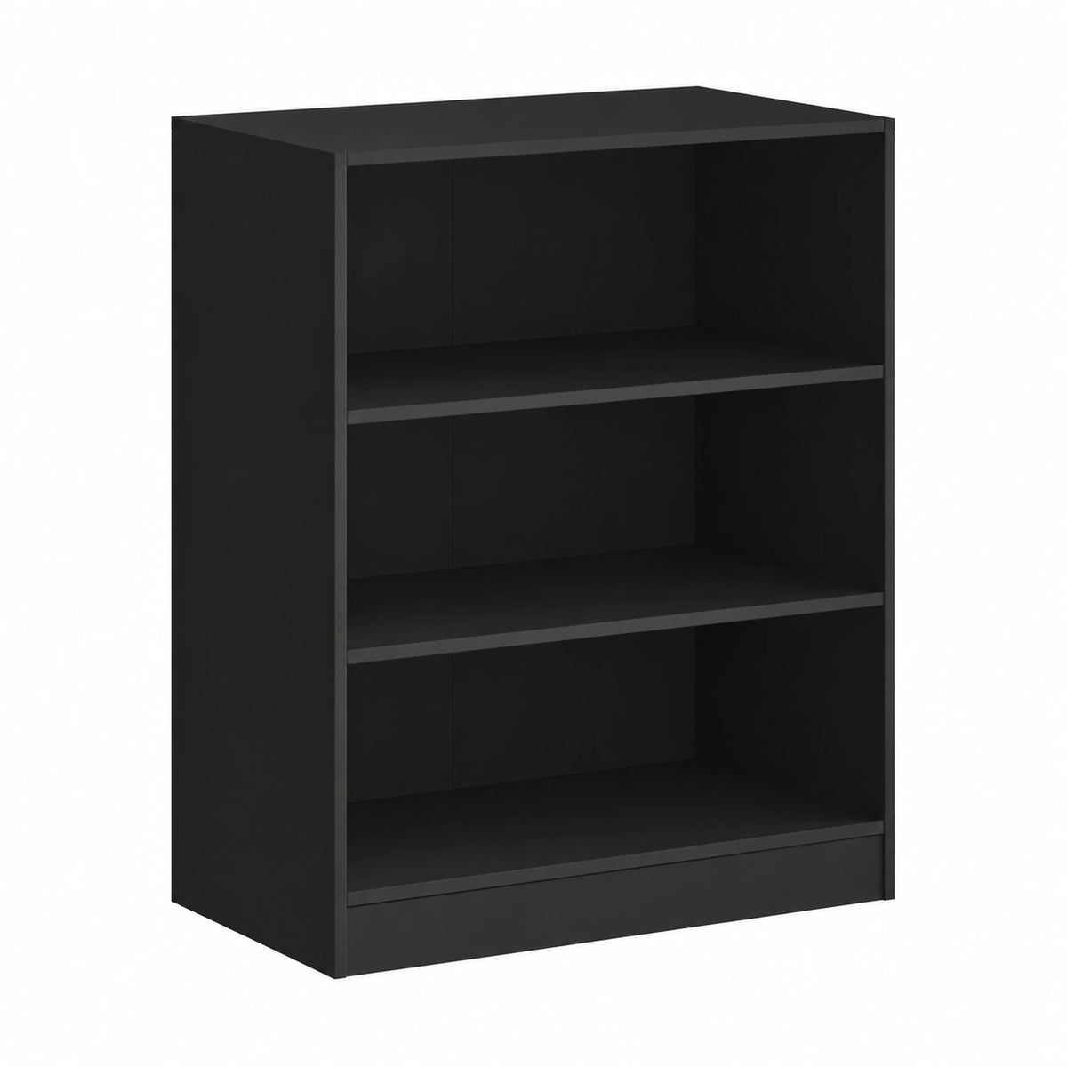 Armoire, avec étagères, coloris noir, 77 x 48 x 102 cm, pour la chambre